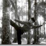 Dr. Tan's early morning Kung Fu practice (1979)