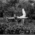 Dr. Cai's martial arts pose (1978)