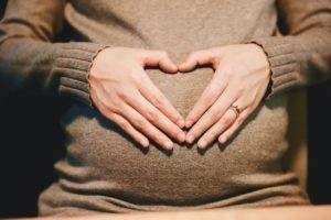 Heart Hands on Belly