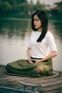 woman meditation