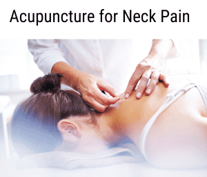acupuncture for neck pain