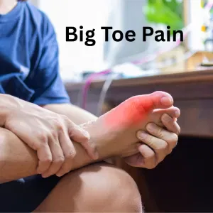 toe pain due to turf toe injury
