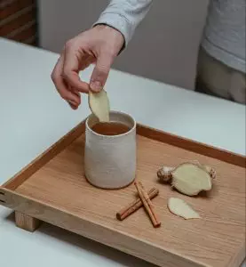 fresh ginger tea